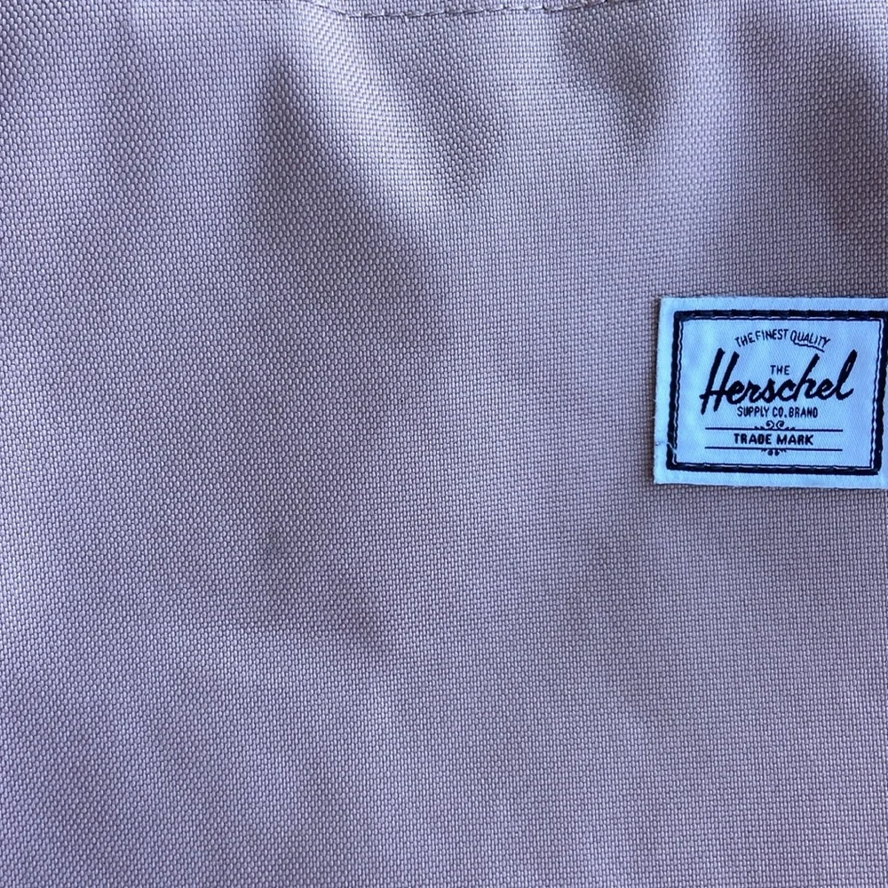 Herschel Supply Co. rose colored‎ canvas tote bag.